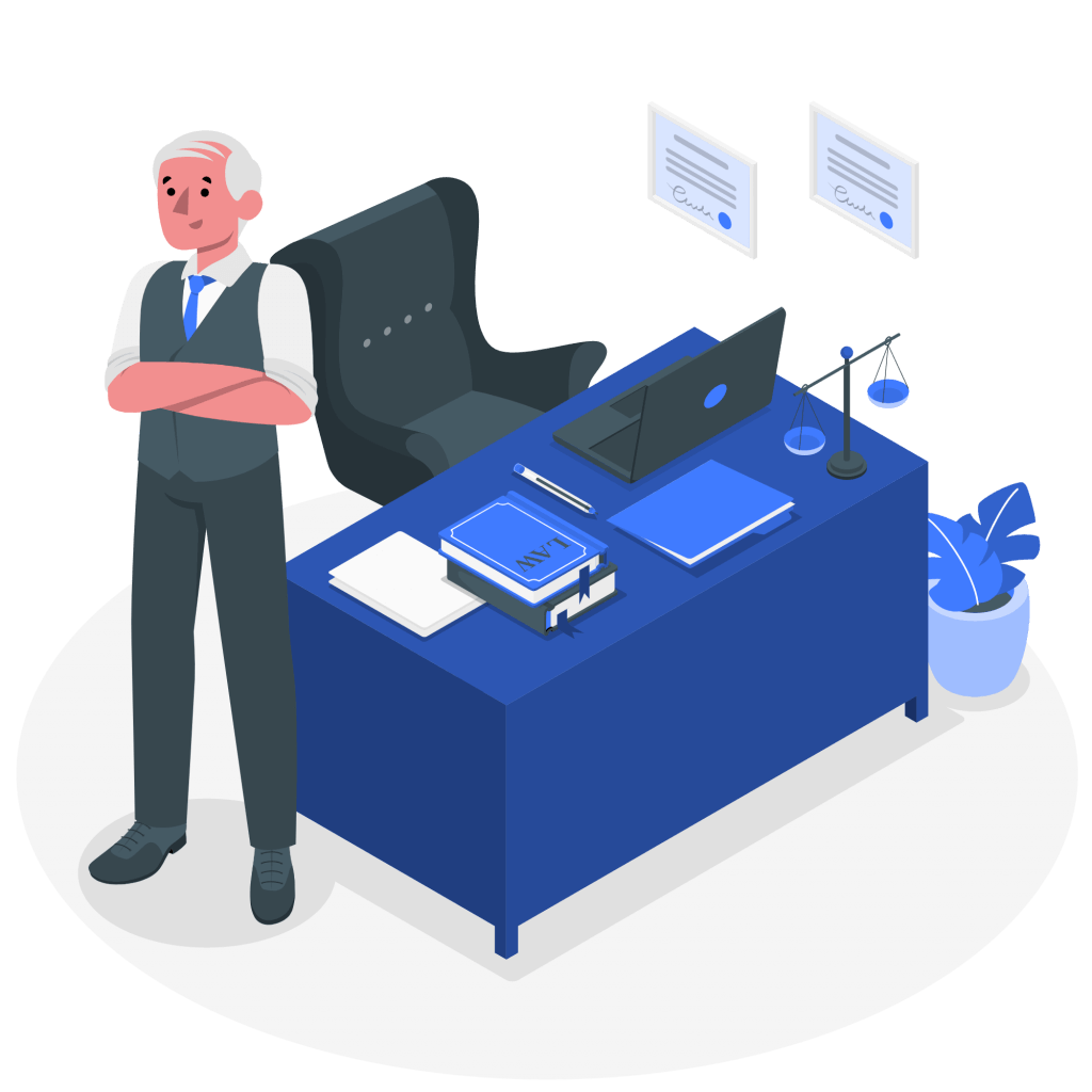 Legal professional using SpineLegal Software at a desk, enhancing case management efficiency.