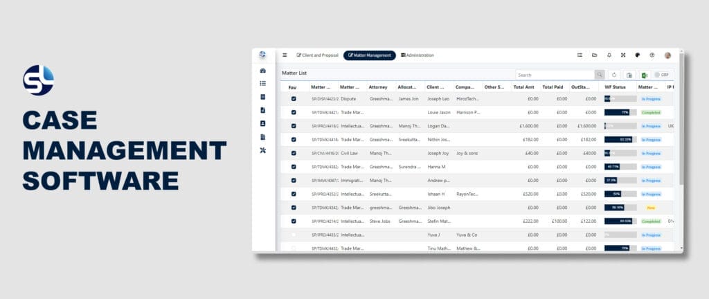 SpineLegal UK case management software