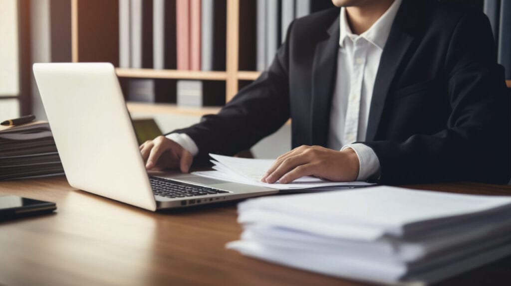 Lawyer using SpineLegal