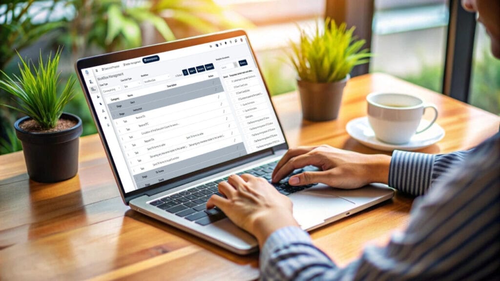 Workflow automation tools in SpineLegal designed for UK solicitors